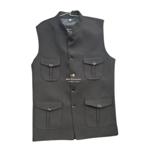 Carbon Gray Plain Jacket for Men