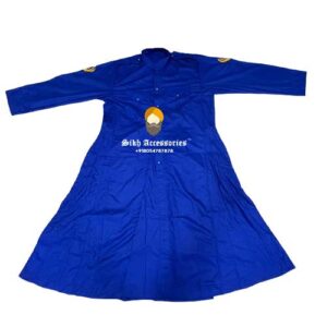 Royal Blue Nihang Chola in Pure Cotton