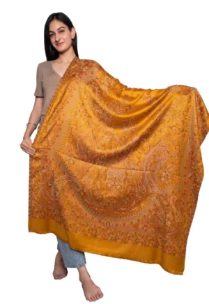 orange-old-jamawar-reversible-shawls-for-men-women