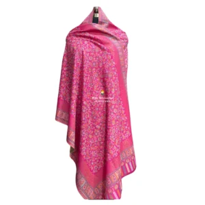 pink-antique-modal-kani-stole-with-seven-shuttle-sari-thread-work