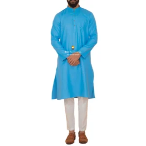maya-blue-kurta-pajama-with-amritsari-collar