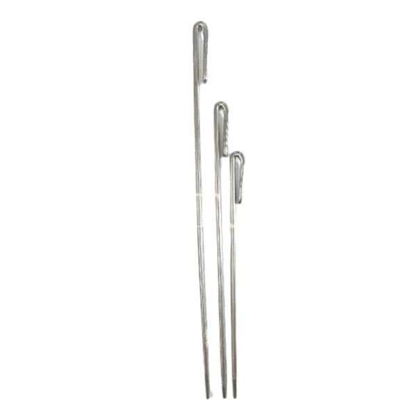 Plain Steel Baaj or Salai - Set of 25