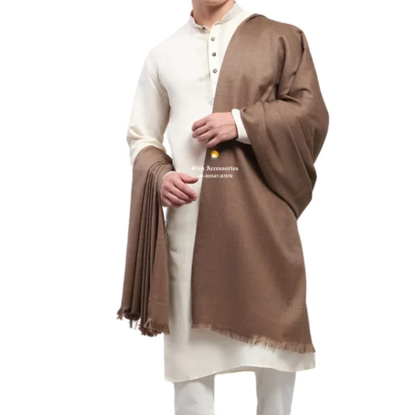 Bear Brown Plain Woolen Lohi for Men