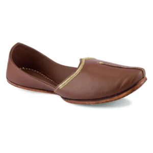Bole Brown Handcrafted Leather Men's Jutti