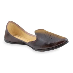 Designer Brown Men's Punjabi Jutti