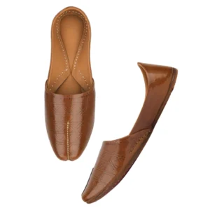 Ethnic Bronze Handcrafted Men's Punjabi Jutti