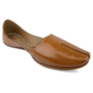 Ethnic Copper Brown Handcrafted Men's Punjabi Jutti