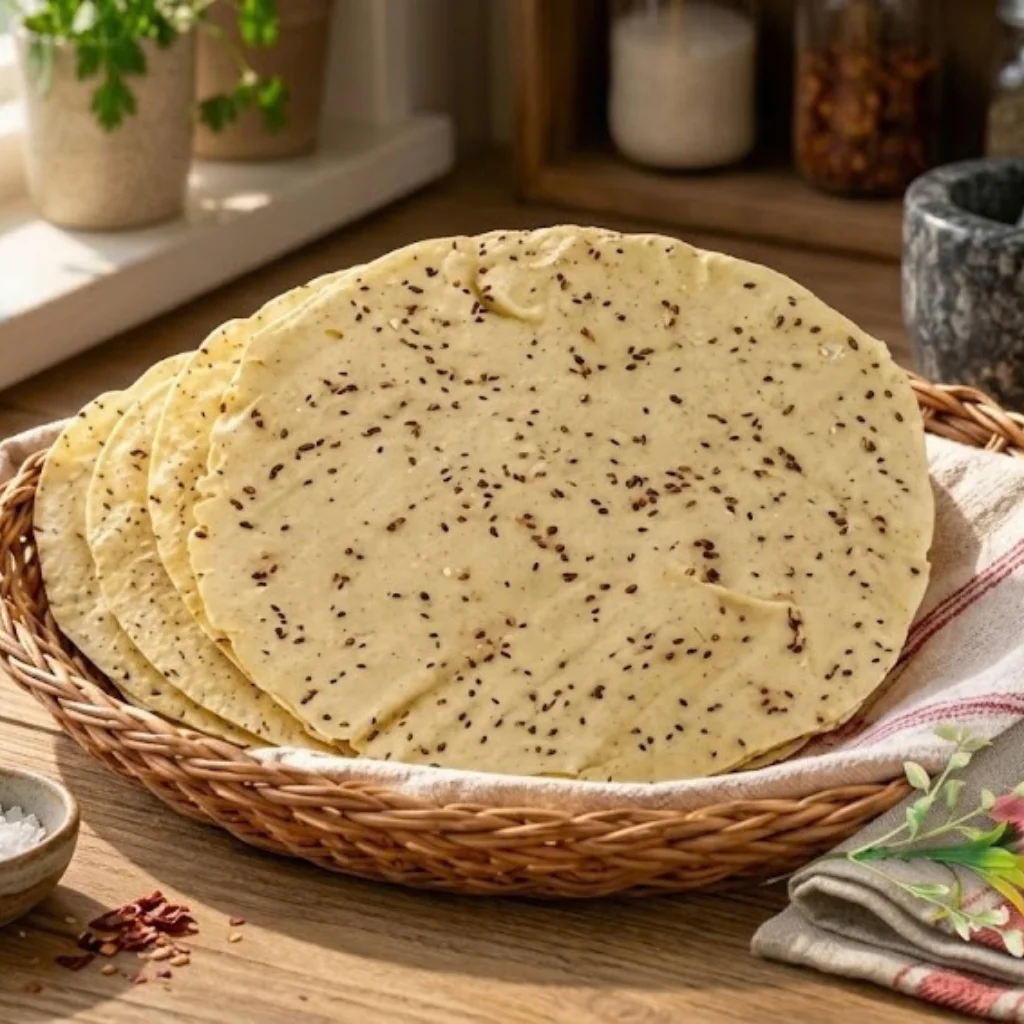 Amritsari Ajwain Papad