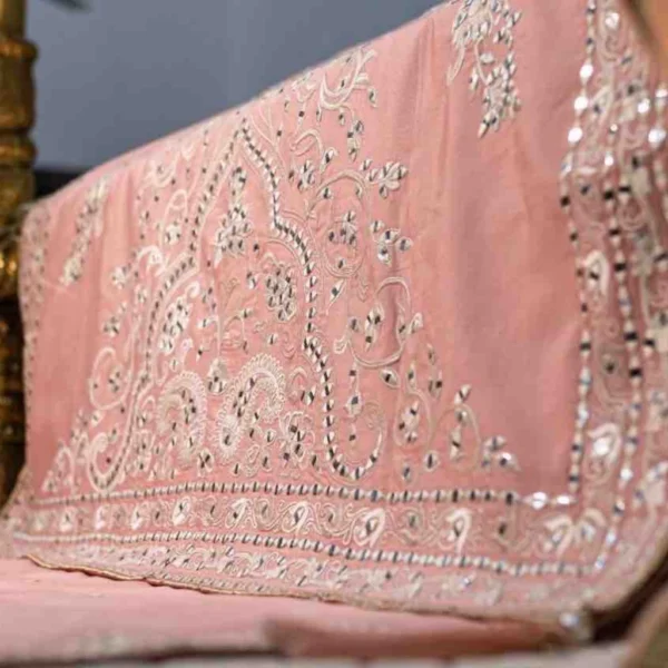 Baby Pink Color Rumala Sahib (Noor Theme) – Set of 4 Pieces