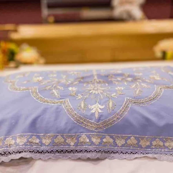 Blue Color Rumala Sahib (Gulshan Theme) – Set of 4 Pieces