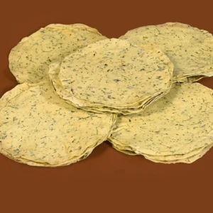 Amritsari Methi Pudina Garlic Papad