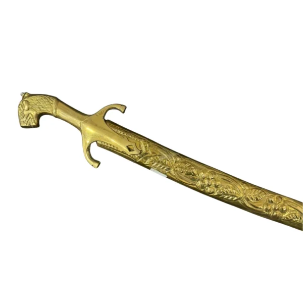 Hand Engraved Brass Wedding Sword