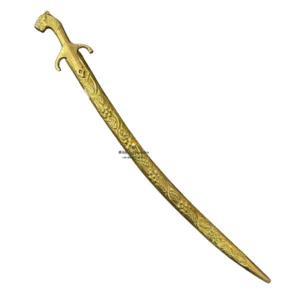 Hand Engraved Brass Wedding Sword