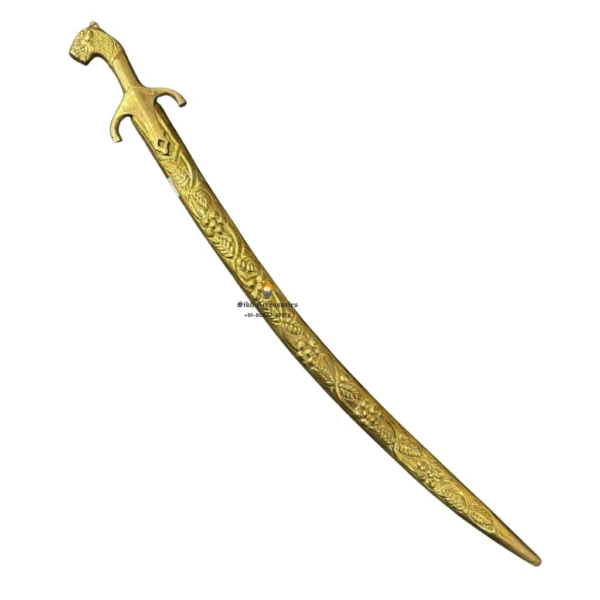 Hand Engraved Brass Wedding Sword
