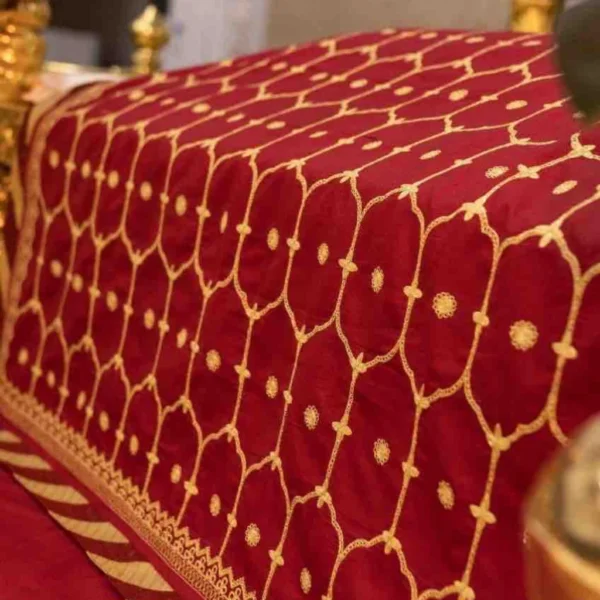 Maroon Color Rumala Sahib (Sargun Theme) – Set of 4 Pieces