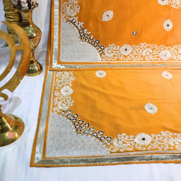 Orange Color Rumala Sahib (Harmehar Collection) – Set of 4 Pieces