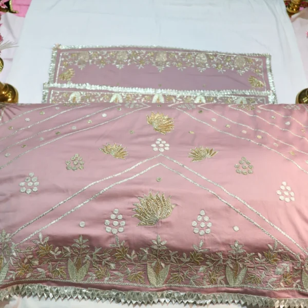 Pink Color Rumala Sahib (Jasmehar Theme) – Set of 4 Pieces - Image 4