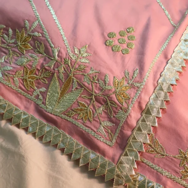 Pink Color Rumala Sahib (Jasmehar Theme) – Set of 4 Pieces - Image 5