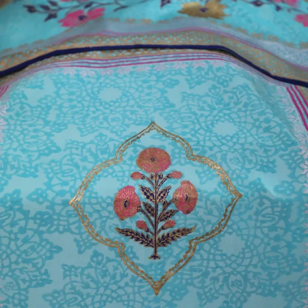 Blue Color Rumala Sahib (Neel Bagh Theme) – Set of 4 Pieces - Image 5