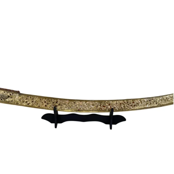Brass Full Sword Wedding Sword With Round Handle - Image 3