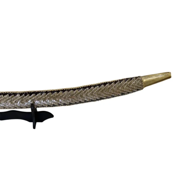 Dark Wine Wedding Sword With Tiger Handle - Image 4
