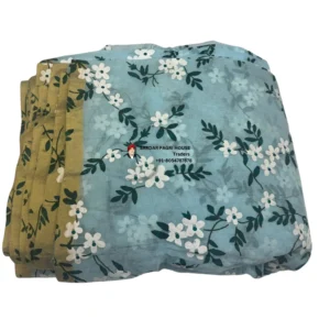 Floral Blue Printed Tissue Hindu Wedding Turban