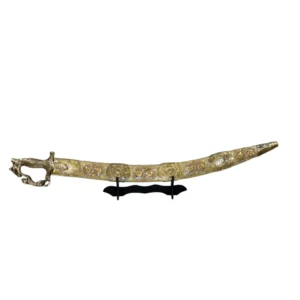 Golden Base Wedding Sword With Kalera Design
