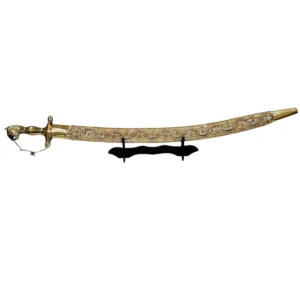 Golden Base Wedding Sword With Tiger Handle