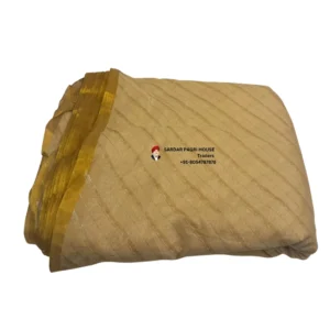 Golden Printed Tissue Hindu Wedding Turban