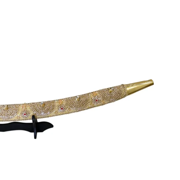 Golden Wedding Sword With Basic Brass Handle - Image 4
