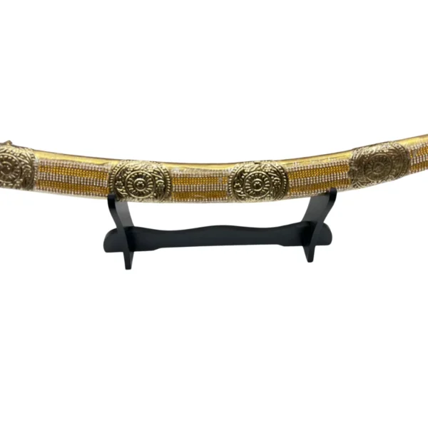 Golden Wedding Sword With Kaleera Design