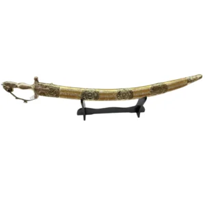Golden Wedding Sword With Kaleera Design