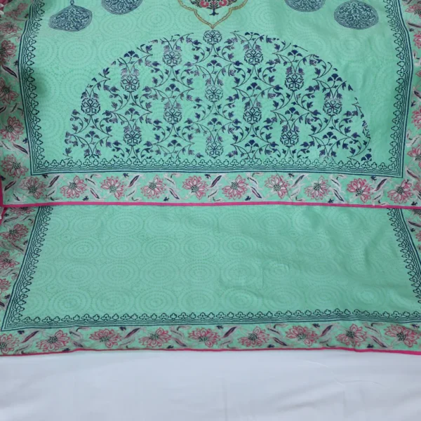 Green Color Rumala Sahib (Gulhaar Theme) – Set of 4 Pieces - Image 4