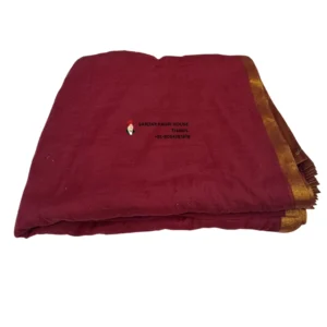 Maroon Tissue Hindu Wedding Turban