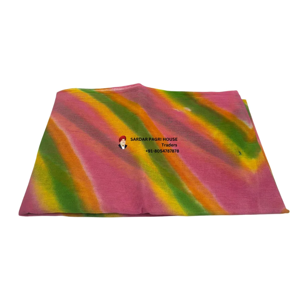 Multicolor Printed Tissue Hindu Wedding Turban