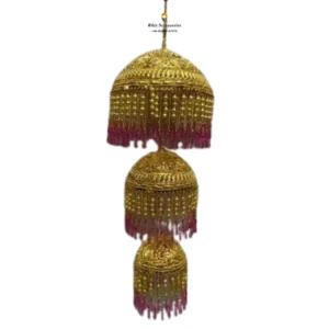 Chattar Sahib 3 Tier With Pink Beads