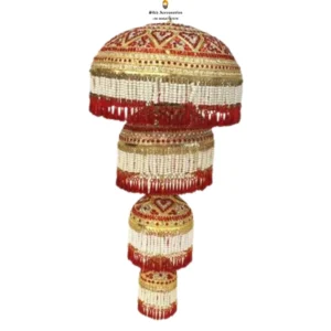 Chattar Sahib 4 Tier With Red Beads