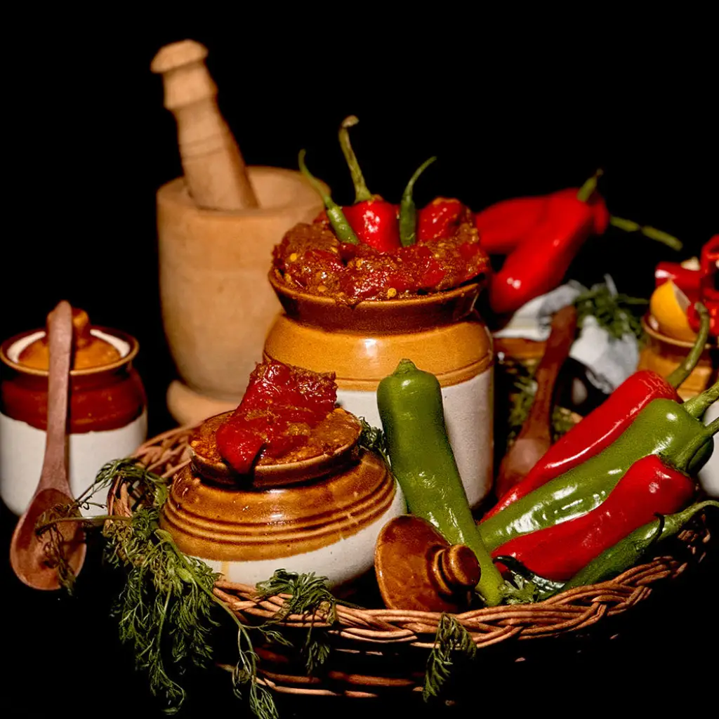 indian-stuffed-banarasi-red-chilli-pickle