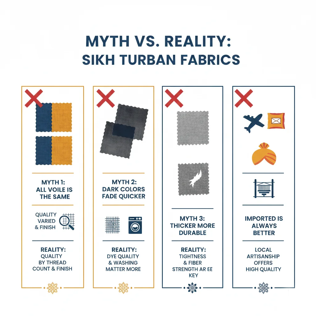 Fabric Myths Debunked by Sikh Accessories’ Experts