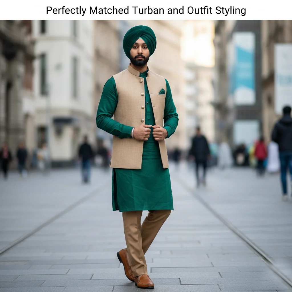 How Influencers Match Turban Colors with Outfits