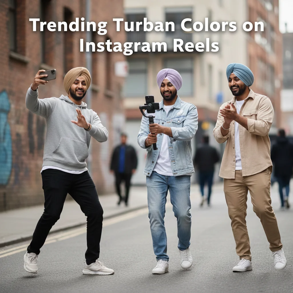 Trending Turban Colors on Instagram & Reels