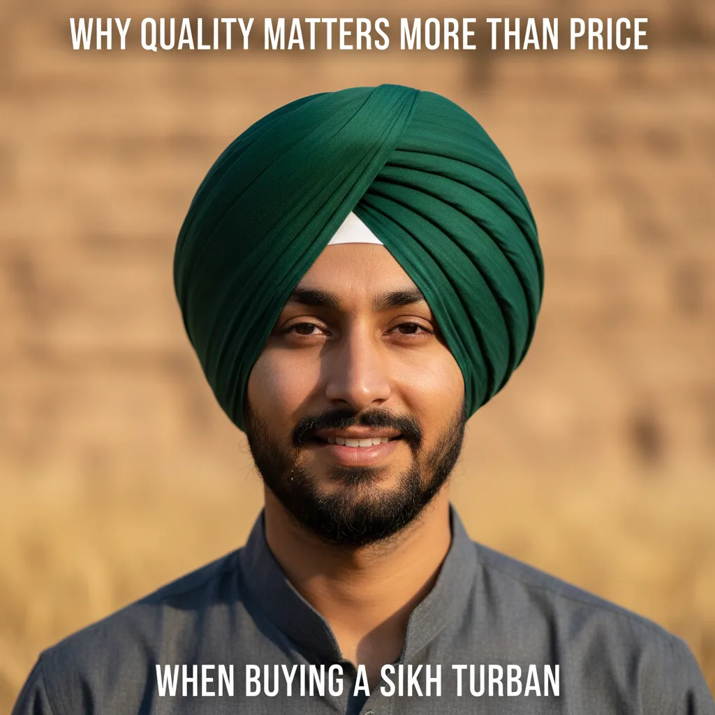 Why Quality Matters More Than Price When Buying a Sikh Turban