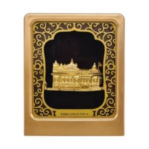 Aarya's Extra Mini Solid Carving Golden Temple Frame