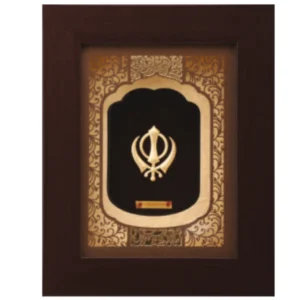 Aarya's Extra Mini Solid Carving Khanda Frame