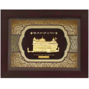Aarya's Gold Plated Golden Temple Frame