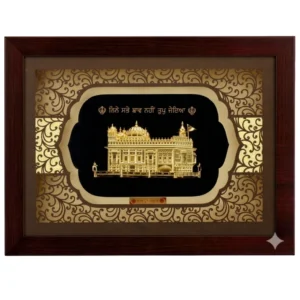 Aarya's Gold Plated Golden Temple Frame