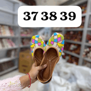 Pastel Beige Punjabi Jutti For Women