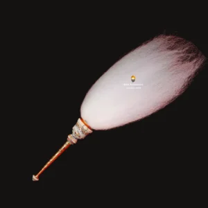 Gold-Plated Chaur Sahib with Stone Work & Engraving