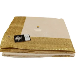 Light Yellow Banarsi Handblock Print Rumala Sahib