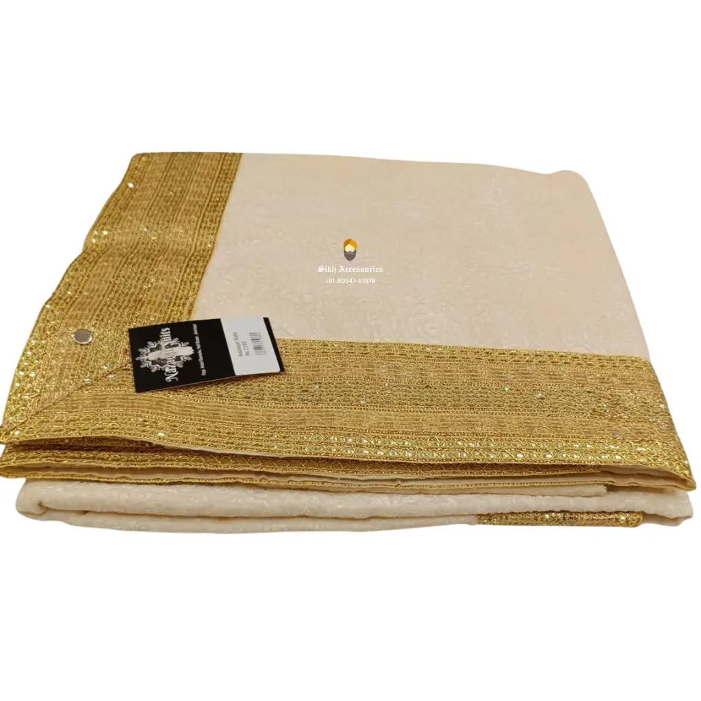 Light Yellow Banarsi Handblock Print Rumala Sahib